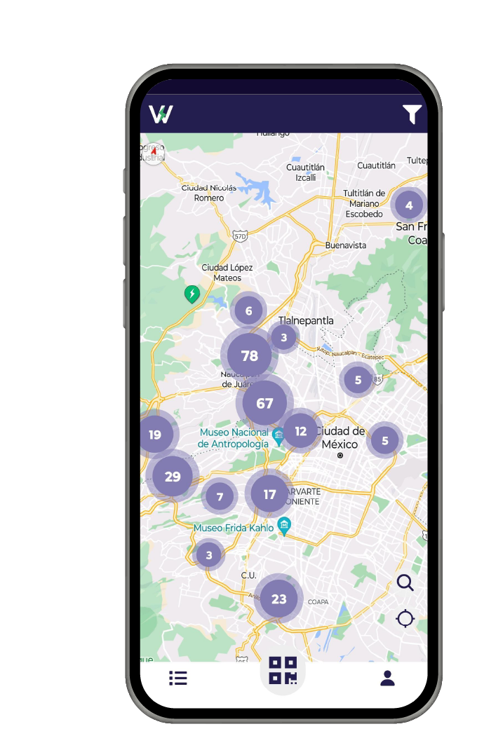 Mapa de estaciones Screenshot